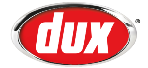 Dux emblem for hot water systems and hot water heaters, North Lakes