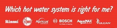 Which hot water system suits my needs? Comparison banner for hot water systems, North Lakes
