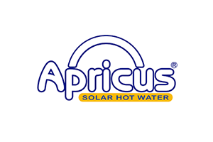 Apricus solar hot water logo for hot water systems in North Lakes