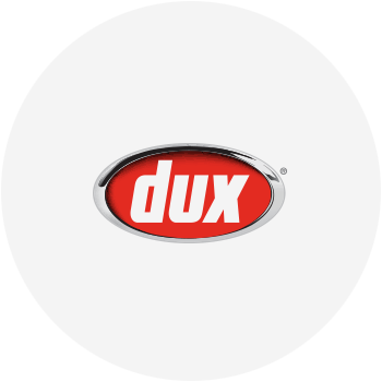 Dux logo for hot water systems servicing North Lakes