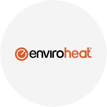 Enviroheat logo for hot water systems, servicing North Lakes by North Lakes Hot Water