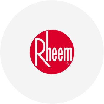 Rheem logo for hot water systems servicing North Lakes