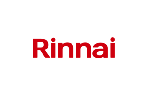 Rinnai logo for hot water systems in North Lakes