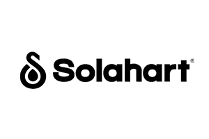 Solahart logo for hot water systems servicing North Lakes