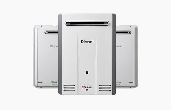 Rinnai gas hot water units